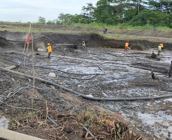 巴布亚新几内亚莱城港防洪渠开挖工程